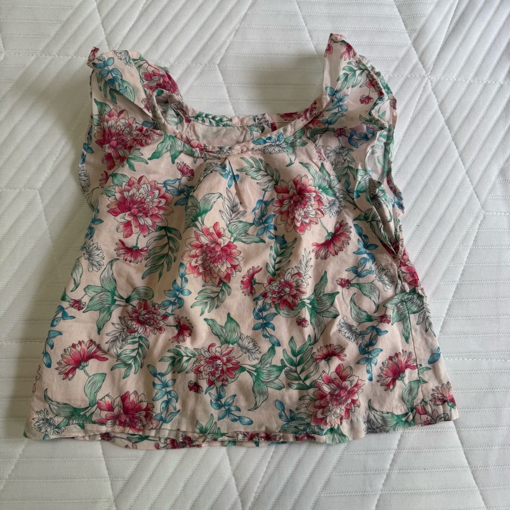Janie and Jack Floral Print Top